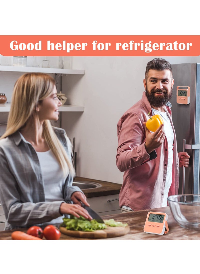 Y&D - Freezer Alarm Thermometer, LED Display Digital High and Low Temperature Alarm, Refrigerator Thermometer For Fridge Alert When Temperatures Drop - Image 1