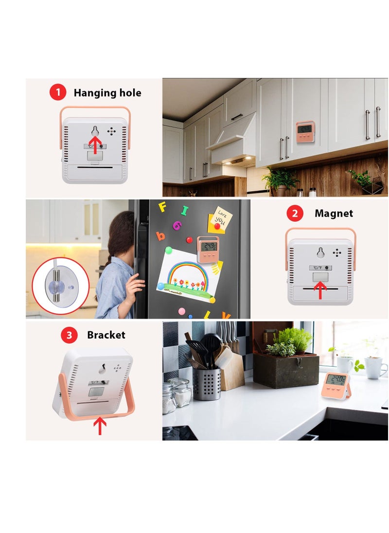 Y&D - Freezer Alarm Thermometer, LED Display Digital High and Low Temperature Alarm, Refrigerator Thermometer For Fridge Alert When Temperatures Drop - Image 1
