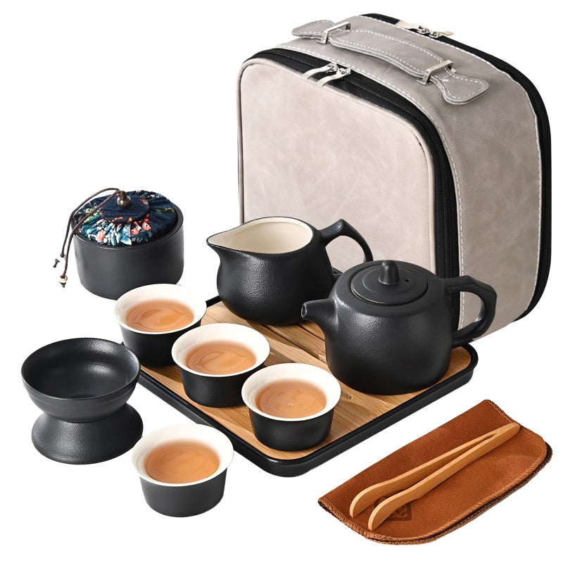 Tandarui Chinese tea set with tea canister Japanese tea set with 4 tea cups Jinglan 4cups