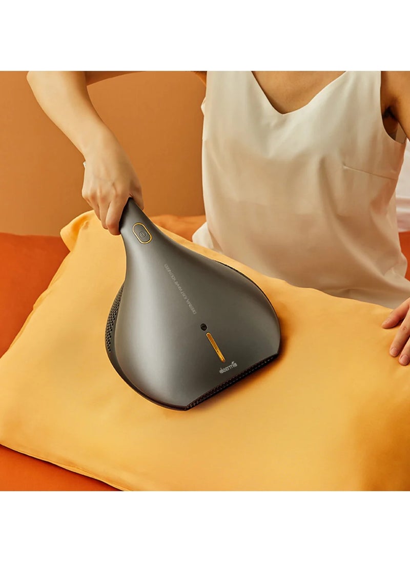 ديرما Deerma EX919 مكنسة كهربائية لعث الغبار مزيل قوي للعث والأشعة فوق البنفسجية وفلتر HEPA للسرير والأريكة شفط 13 كيلو باسكال 7000 دقيقة اهتزاز - رمادي فضي  - Image 2