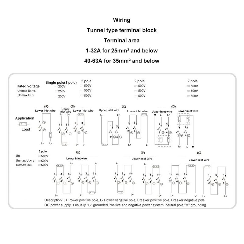 2P 25A 500V DC قاطع دائرة PV للحماية من الزيادة في التحميل نظام مغناطيسي بناء معياري - Image 5
