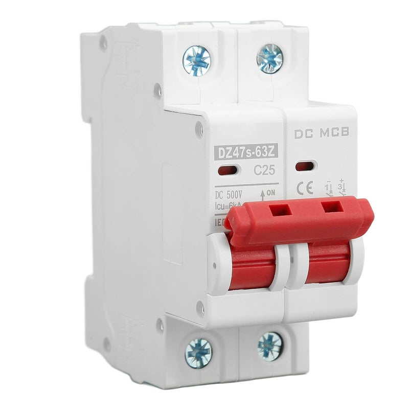 2P 25A 500V DC قاطع دائرة PV للحماية من الزيادة في التحميل نظام مغناطيسي بناء معياري - Image 1