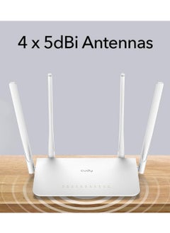 AC1200 Gigabit Smart WiFi Router, 5GHz Dual Band Wireless Internet Router, 1200Mbps LAN, 5 dBi Antenna for Long Range, VPN, Guest WiFi and AP Mode, WR1300 - pzsku/Z1AAF9DAC5B0FBF50001CZ/45/_/1726493860/b3ef7e2a-d6cf-49a4-9da5-01415565ec18