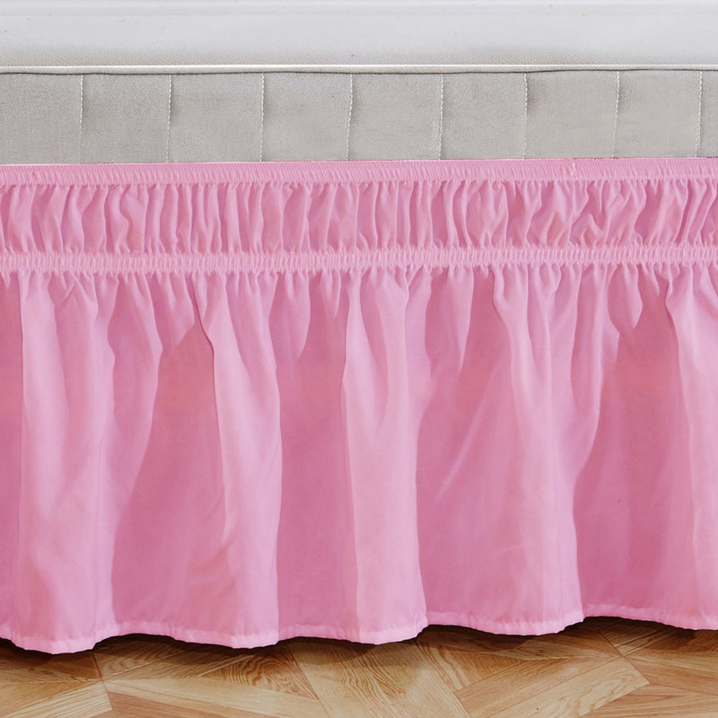 Color Bed Shirt Elastic Bed Bedding Practical Pleated Skirt Bed Sheet - Image 4