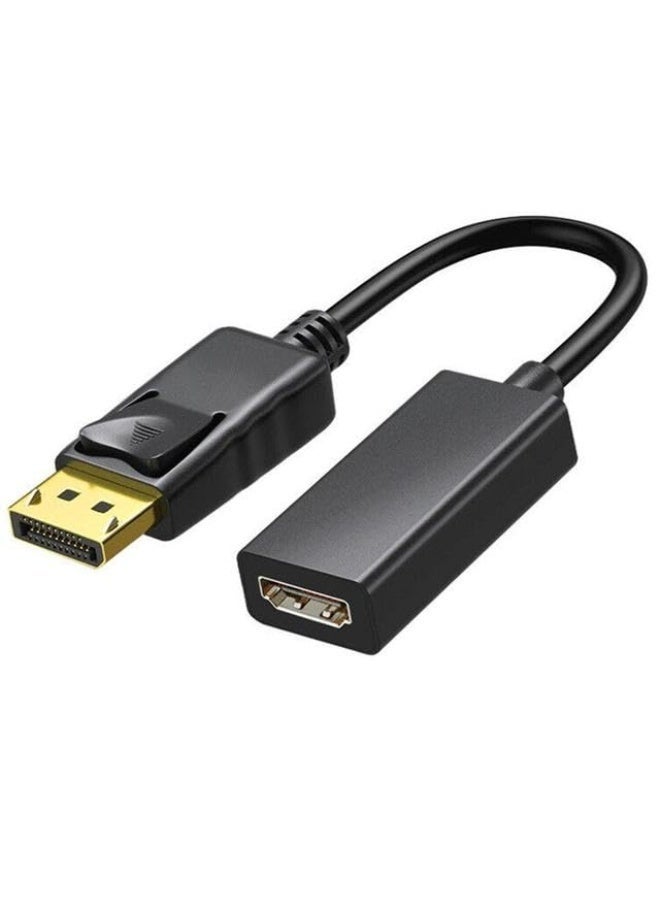 Bukela Adaptador DisplayPort Macho a HDMI Hembra, Adaptador DP a HDMI, Convertidor DisplayPort a HDMI, Adaptador de DisplayPort a HDMI, Conversor DP a HDMI, 1080P 4K, hasta hasta 1920 x 1080 - Image 1