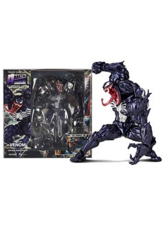 General Venom Carnage Action Figure Anime Collectible Venom Doll Model Toy PVC Joints Movable Model Toy Figures Collection Model Character Statue  - Image 1
