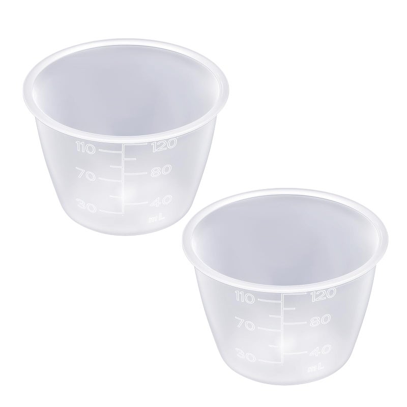 2 PCS Laundry Detergent Cup Laundry Measuring Cup for Liquid Detergent Washable Laundry Measuring Cup Reusable Plastic Liquid Measuring Cups for Home