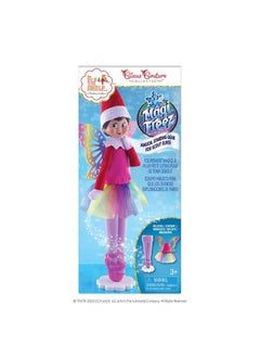 The Elf on the Shelf Scout Girl (Light Tone/Blue Eyed Girl) With Magifreez Rainbow Snow Pixie  - Image 3
