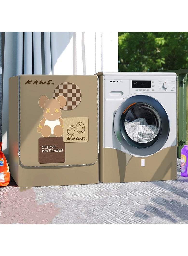 EBMINI Waterproof And Dustproof Cover For Sun Protection Cover Of Drum Washing Machine 