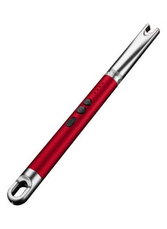 NIBEMINENT Multi-Functional Flameless Electric Arc Lighter with USB Cable Red 