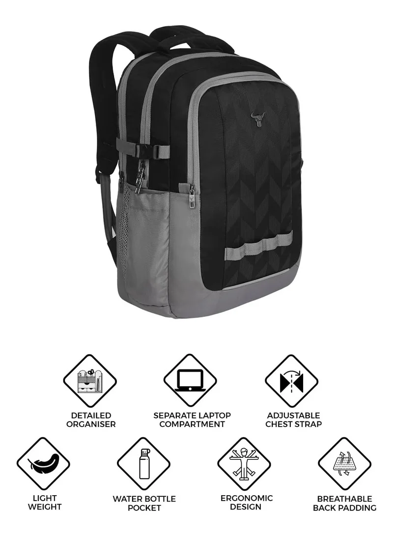 URBAN TRIBE URBAN TRIBE Zenova Laptop Backpack (Black)