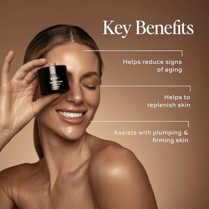 DIME Beauty Dewy Day Cream, Morning Face Moisturizer with Rosehip Oil and Tremella Snow Mushroom, 1.7 oz / 50 ml - Image 2