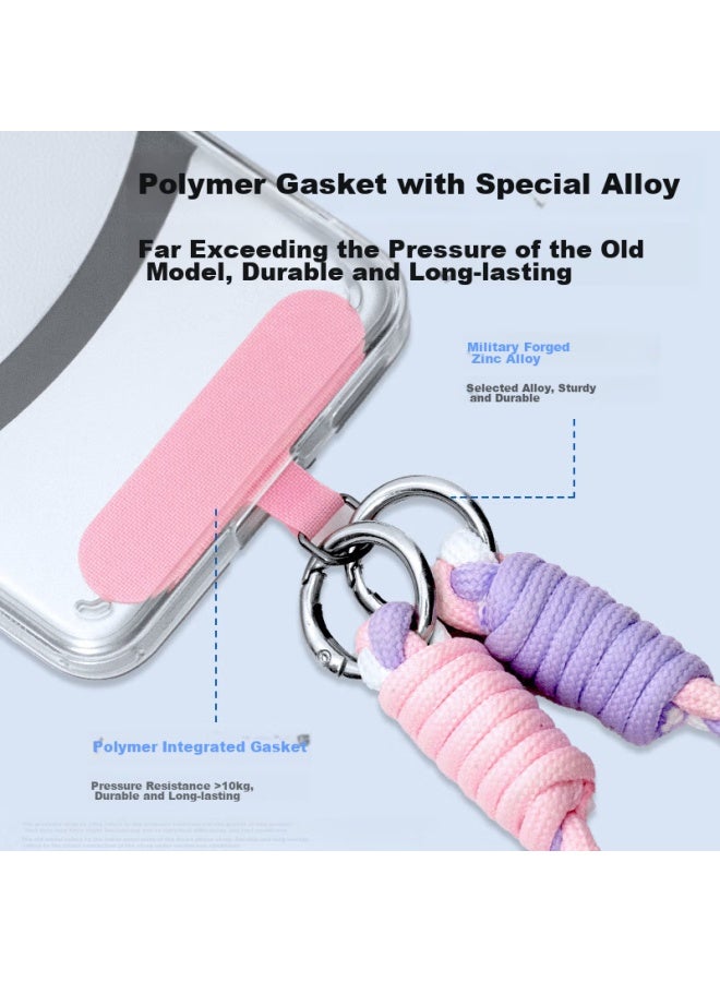 KOVOL Kewo Phone Lanyard, High-end Braided Wrist Strap, New Handheld Strap, Thickened And Extended, Suitable For Iphone 15 Pro Max/mate 60, Crossbody Style - Image 4