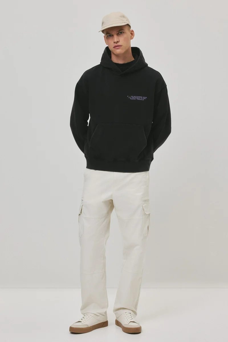 H&M Loose Fit Printed hoodie
