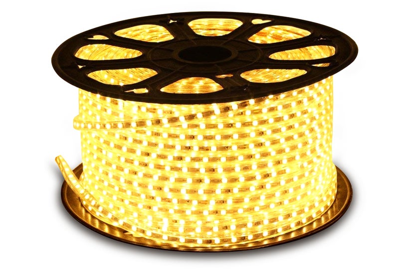 Wipro Garnet 50 mtr LED Strip Light| 144 LEDs/mtr | Warm White | IP65-Waterproof | Flexible Rope Light for Outdoor & Indoor Decoration for Diwali, Christmas|Strip for Balcony, False Ceiling|Pack of 1 - Image 2