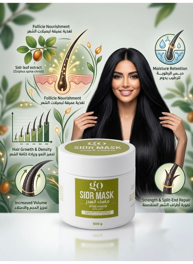 GO GLOW Sidr Mask Intense Hydration 500 G - Image 2