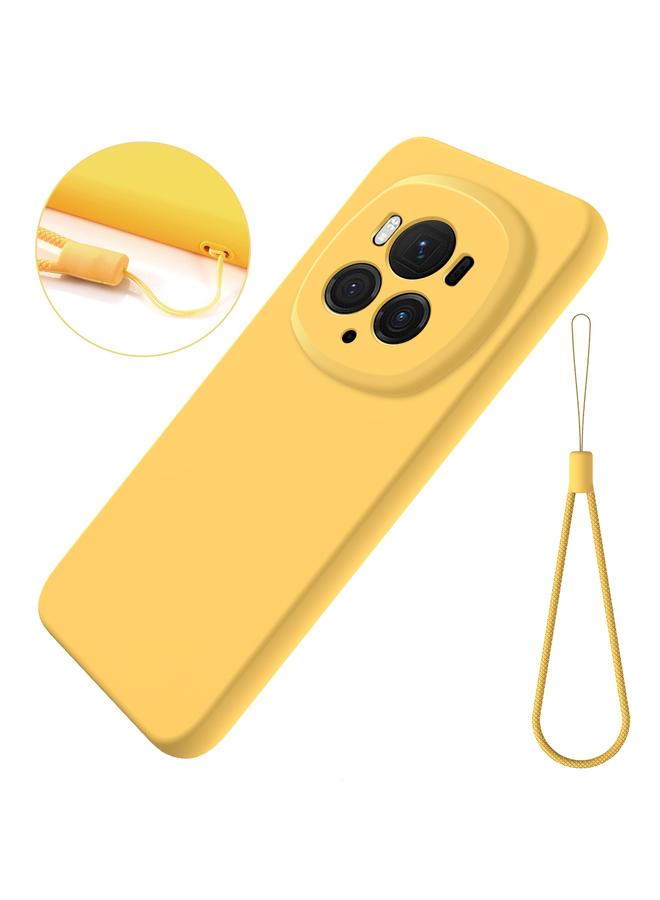 اس-توب جراب لهاتف Honor Magic6 Pro، جراب هاتف مقاوم للصدمات من السيليكون السائل بلون نقي - Image 2