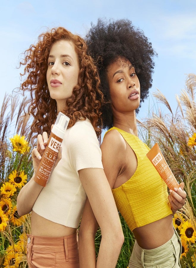 VERB Curl Foaming Gel, 6.7 fl oz - Frizz Control Foaming Gel - For Waves, Curls and Coils - Defines + Enhances for Medium Hold - Vegan, No Parabens or Harmful Sulfates - Image 4