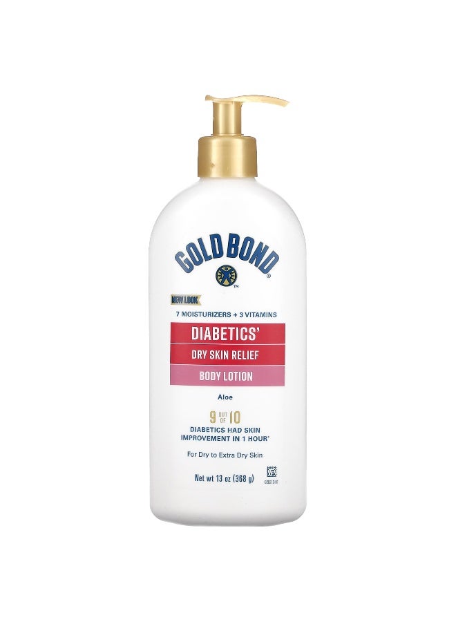 Gold Bond Gold Bond, Diabetics, Dry Skin Relief Body Lotion, Aloe, 13 oz (368 g)  - Image 1