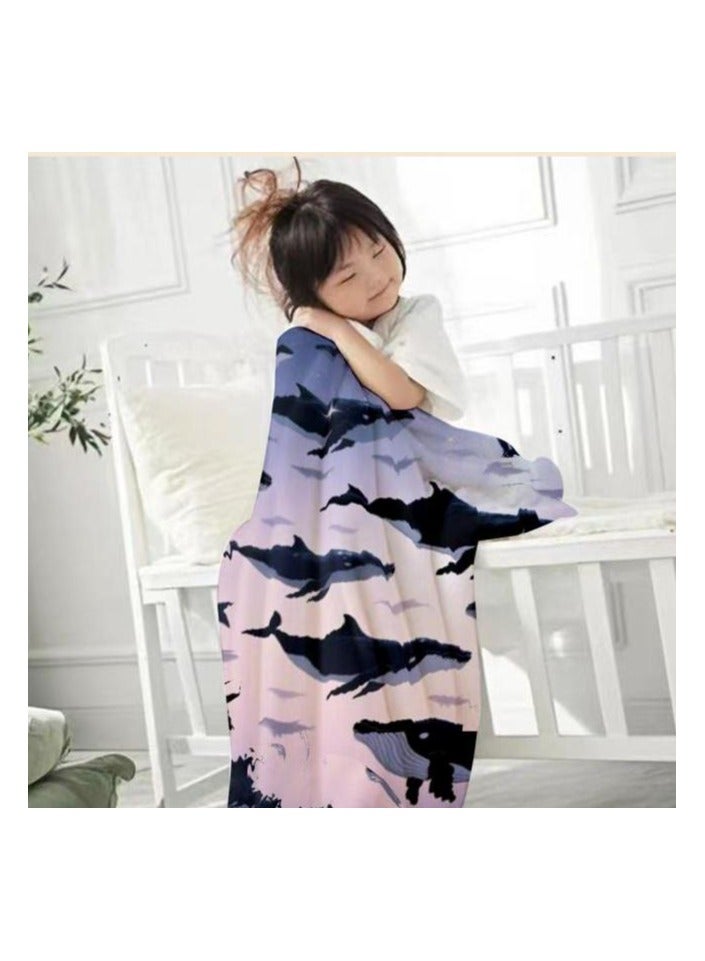 general Flannel thin blanket (warm and comfortable, suitable for sleep, gaming, dust removal and sandproof) 150cm*200cm - 1086 - Image 1