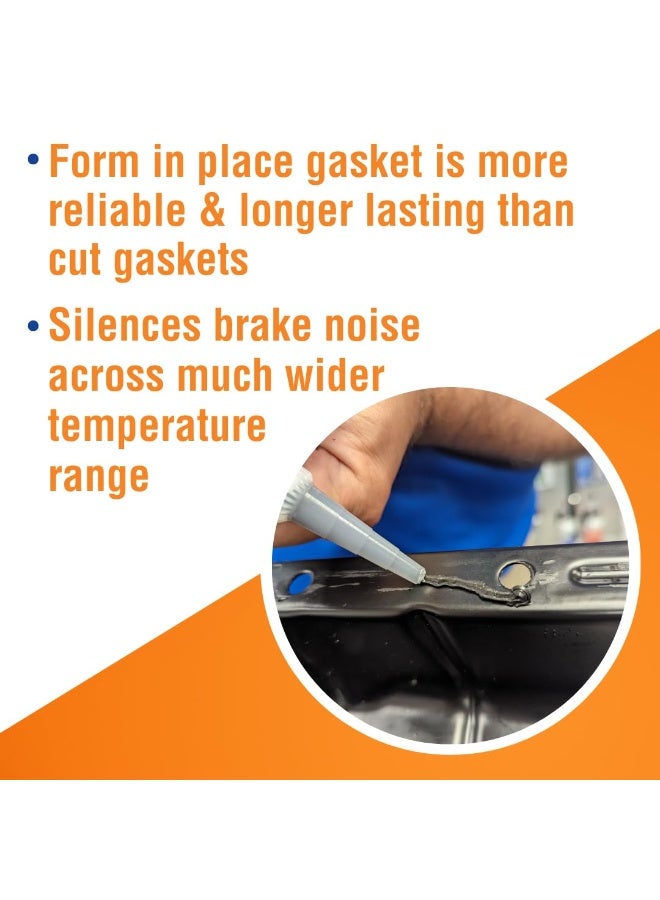 Permatex Permatex 82180 Ultra Black Maximum Oil Resistance RTV Silicone Gasket Maker, Sensor Safe And Non-Corrosive, For High Flex And Oil Resistant Applications 3 oz  - Image 4