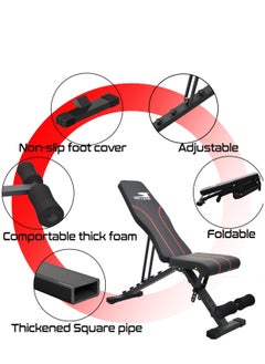 Sky Land Multi-function Foldable and Adjustable Weight Bench| Weight Bench Press For Strength Training Home Gym Workout  - Image 2