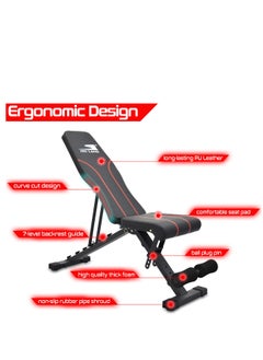 Sky Land Multi-function Foldable and Adjustable Weight Bench| Weight Bench Press For Strength Training Home Gym Workout  - Image 5