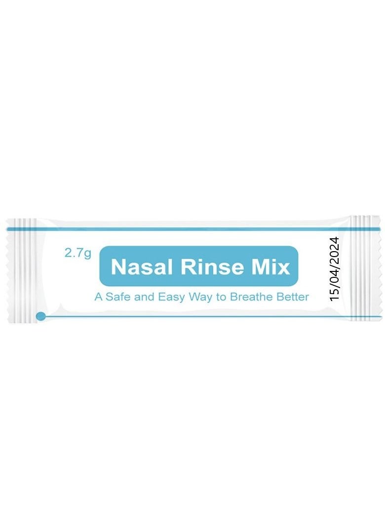 Nasal Irrigation Salt, Nasal Wash Salt，40Pack*2.7g Nasal Irrigation Salt,Nasal Wash Salt