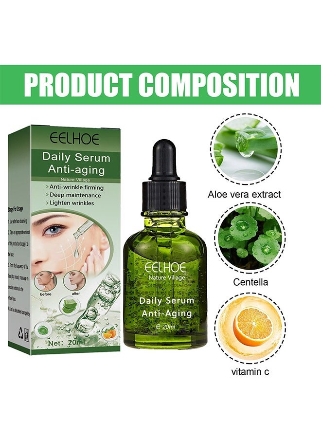 EELHOE Anti-Aging Daily Serum, Anti-Aging And Anti-Wrinkle Firming, Deep Maintenance And Lighten Wrinkles 20ML  - Image 2