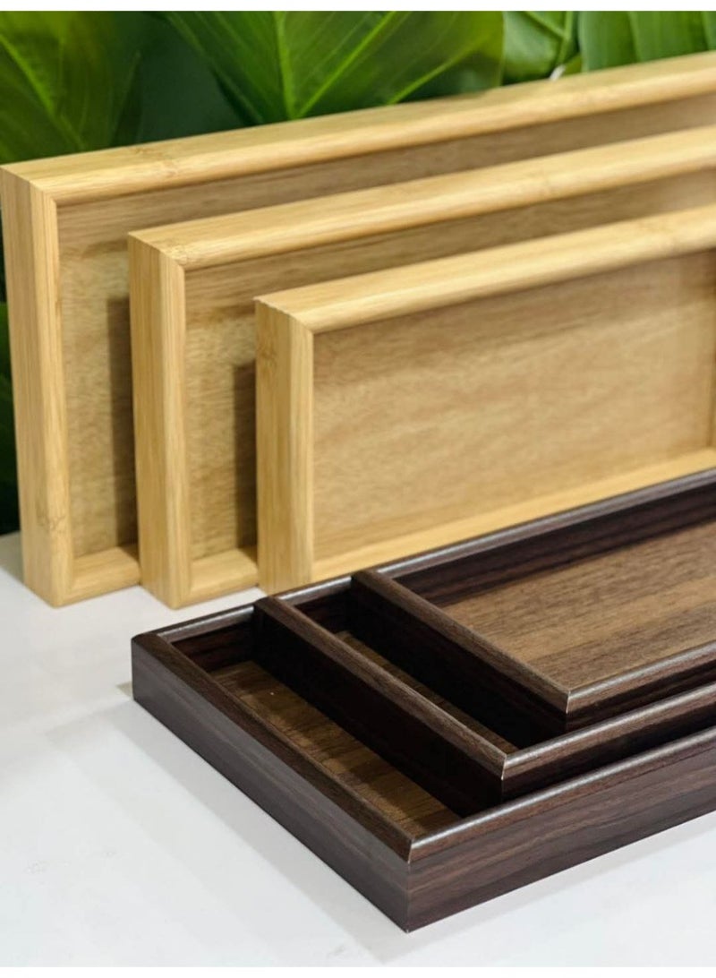 Three-piece rectangular tray set - Image 5