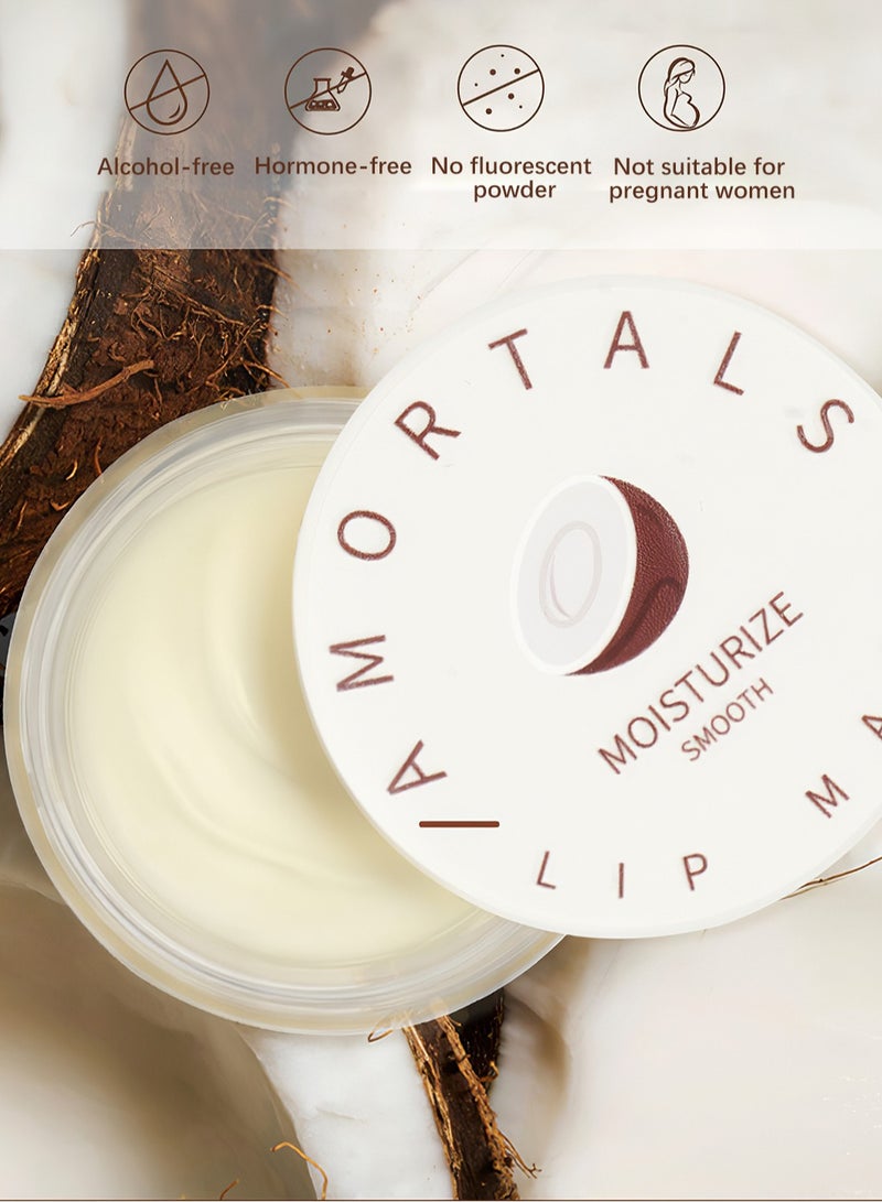 AMORTALS AMORTALS Airily and Moisturizing Lip Set Contains Lip Mask and Lip Balm and Lip Mask Stick Mild Deep Nourishing Repairing Brightening Lightweight Daily Lip Care to Fade Lip Line and Improve Dry  - Image 3