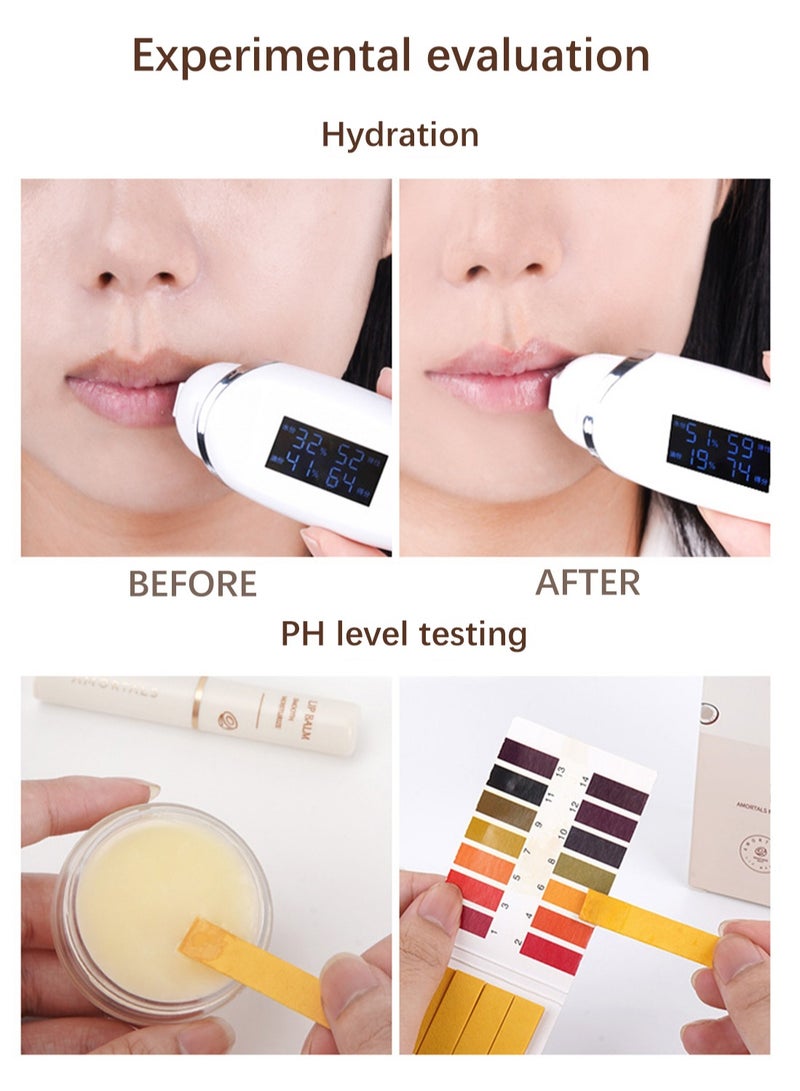 AMORTALS AMORTALS Airily and Moisturizing Lip Set Contains Lip Mask and Lip Balm and Lip Mask Stick Mild Deep Nourishing Repairing Brightening Lightweight Daily Lip Care to Fade Lip Line and Improve Dry  - Image 5