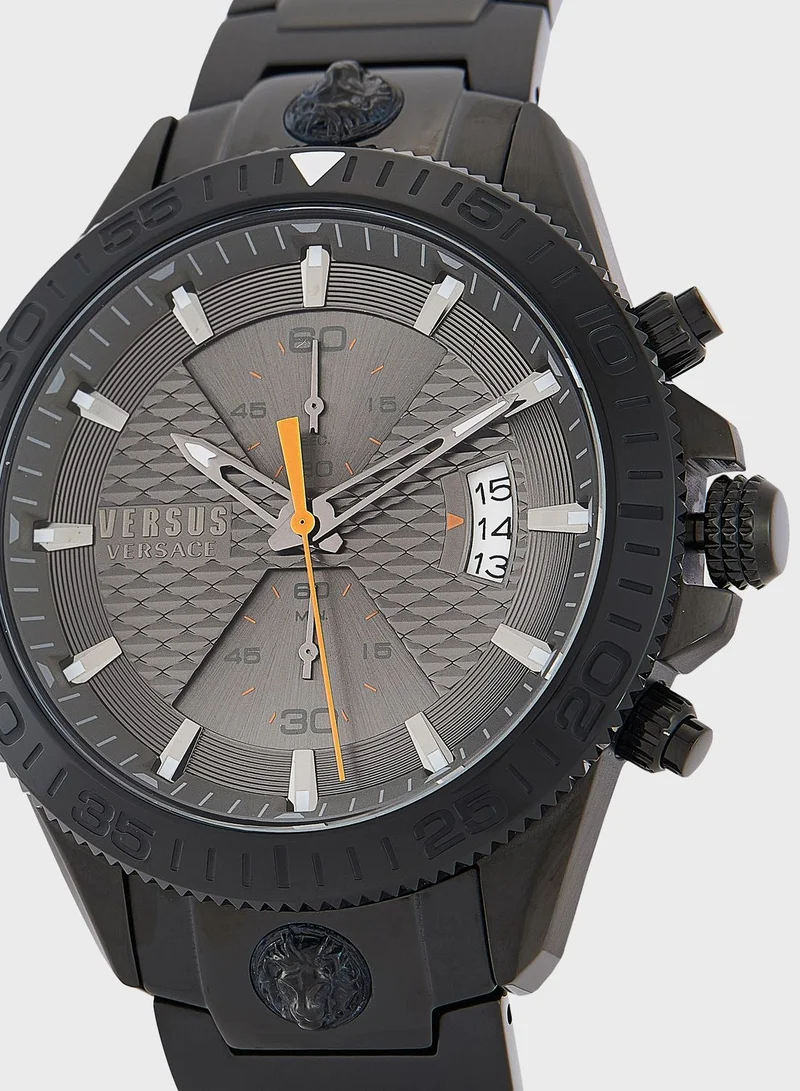 VERSUS VERSACE Steel Strap Analog Watch