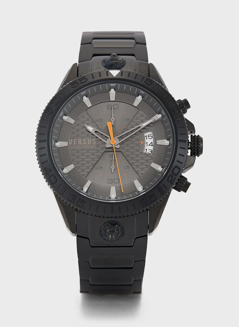VERSUS VERSACE Steel Strap Analog Watch
