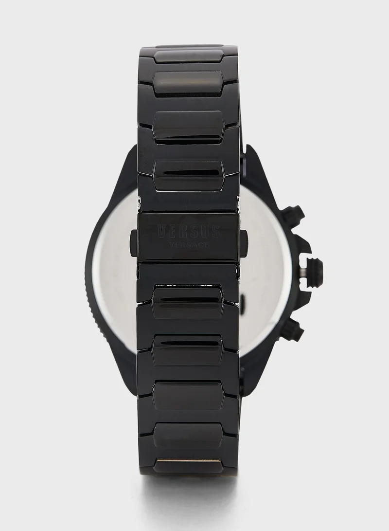 VERSUS VERSACE Steel Strap Analog Watch