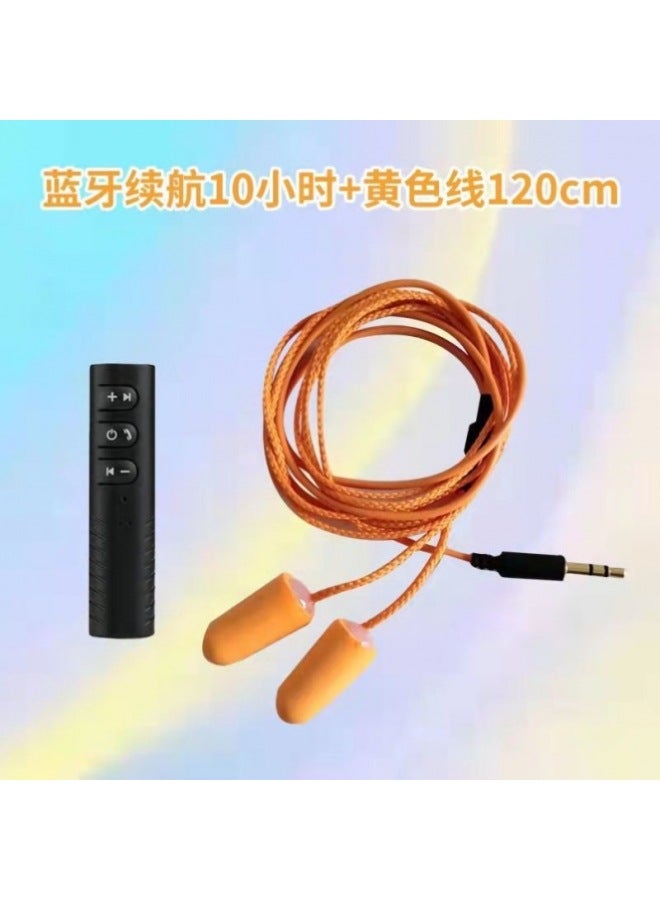 Bluetooth Wired Bass Work Lazy Listening To Songs Hd Call Labor Protection Earplug Headset Camouflage Anti-noise - Image 1