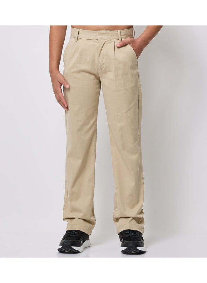 كالفن كلاين جينز سروال تشينو مستقيم للأطفال للمناسبات - Image 1