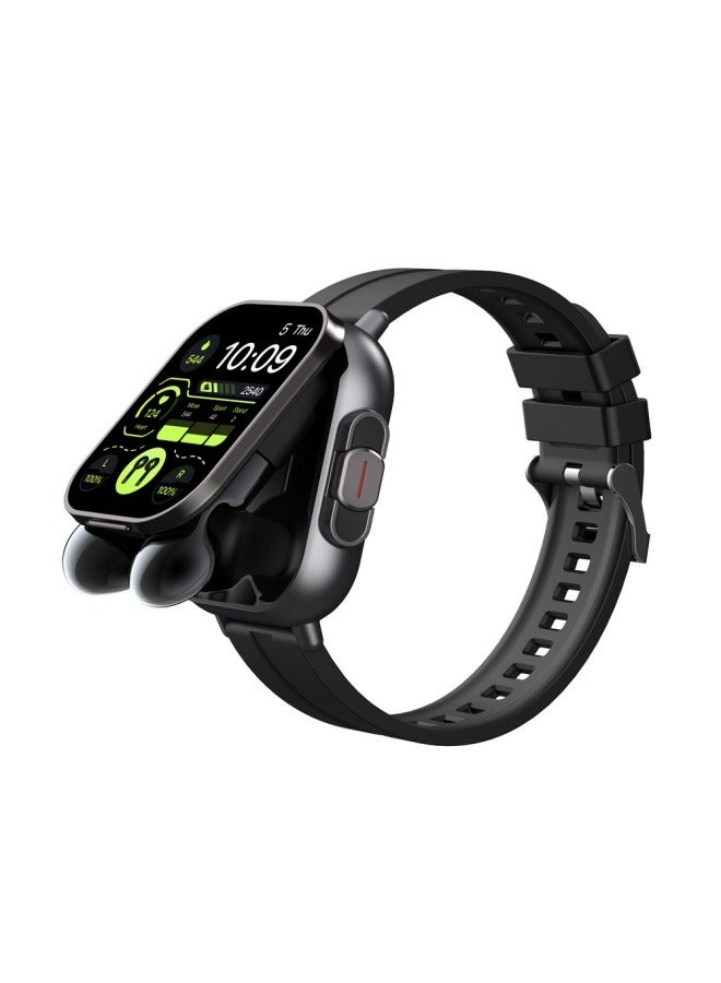 General Bluetooth call two-in-one Bluetooth headset smart watch sports fashion couple men and women phone watch  - Image 1