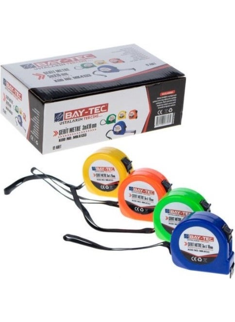 Bay-Tec MK4133 3MTX16MM Tape Measure 
