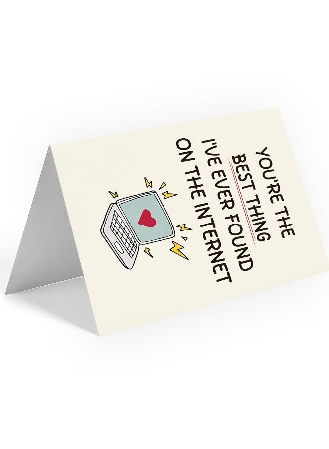 Peachjoy Husband Birthday Card, Funny Birthday Cards for Men, Boyfriend, Husband, and Him, Happy Anniversary and Bday Gifts for Men - Image 3