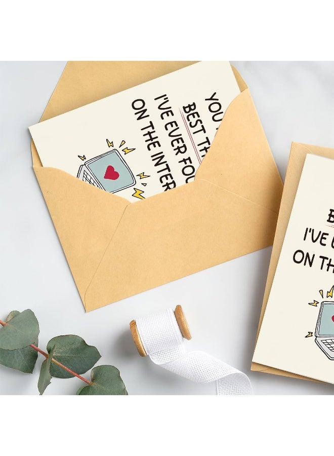 Peachjoy Husband Birthday Card, Funny Birthday Cards for Men, Boyfriend, Husband, and Him, Happy Anniversary and Bday Gifts for Men - Image 5