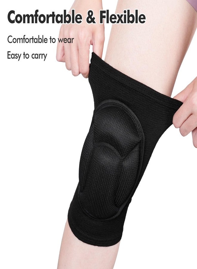 Banzk Protective Knee Pads, Thick Sponge Anti-slip,Women's/Men's Knee Pads for Volleyball, Rock Climbing, Cycling, Dancing, Gardening, Gardening, Flooring, House Cleaning, Construction Work with Thick - Image 4