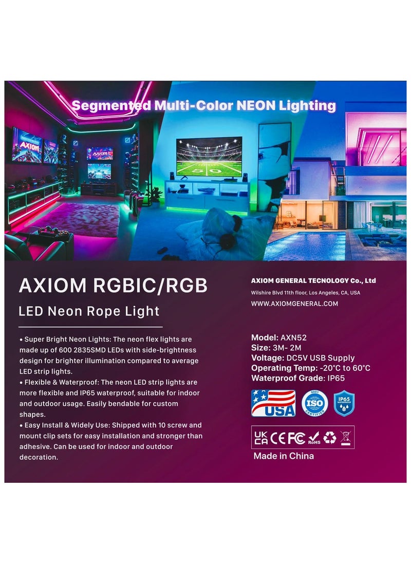 Axiom - AXIOM NEON LED LIGHT RGB 3M - Image 1