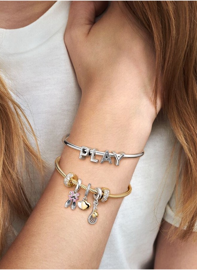 PANDORA - Pandora Moments Snake Chain 14k Gold-plated Bracelet for Women 568748C00 - Image 1