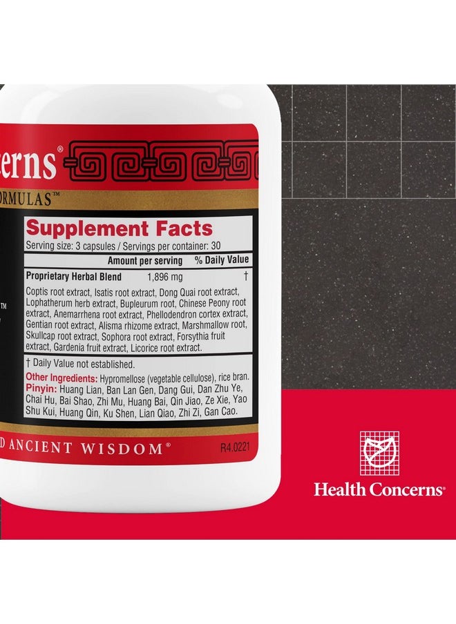 Health Concerns Coptis Purge Fire Comfort Support 90 Capsules  - Image 3