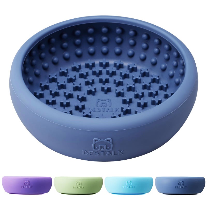 Bestalk Dog Lick Bowl, Bestalk Anxiety Relief Lick Mat for Dogs, Non-Slip Freeze Licking Bowl Enrichment Puzzle Feeder for Distraction, BPA Free Silicone, Dishwasher Safe - Image 1