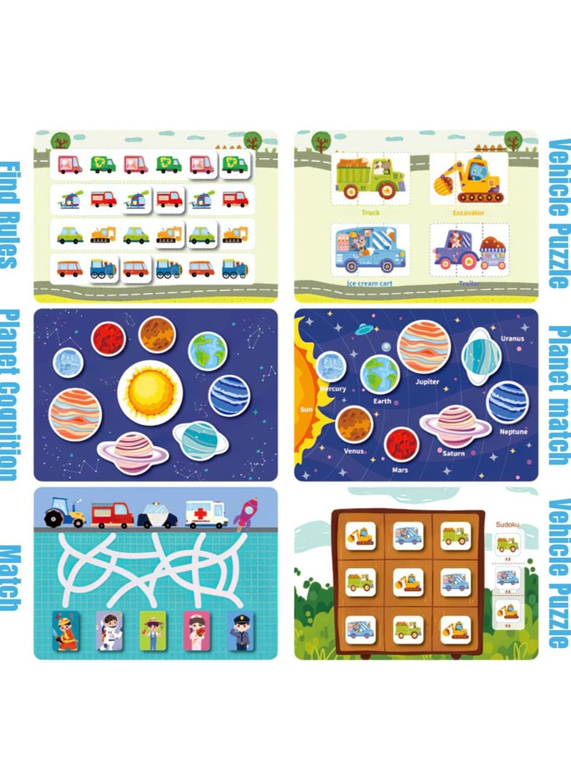 موموبير - كتاب Mumoo Bear Quiet Book للأطفال الصغار، كتاب Montessori Busy Book للأطفال، كتاب هادئ لأنشطة ما قبل المدرسة للأولاد والبنات من سن 1 إلى 3 سنوات، أنشطة تعليمية لمرحلة ما قبل المدرسة في المزرعة - Image 1