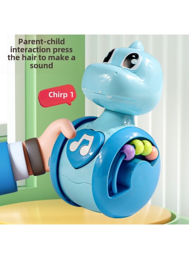 Dinosaur Tumbler Toy Infant 0-6 Months Old Over 1 Year Old 3 Baby Learning To Climb Educational Early Education Newborn Children-Color:Green Dinosaur Sliding Tumbler ]  - Image 4