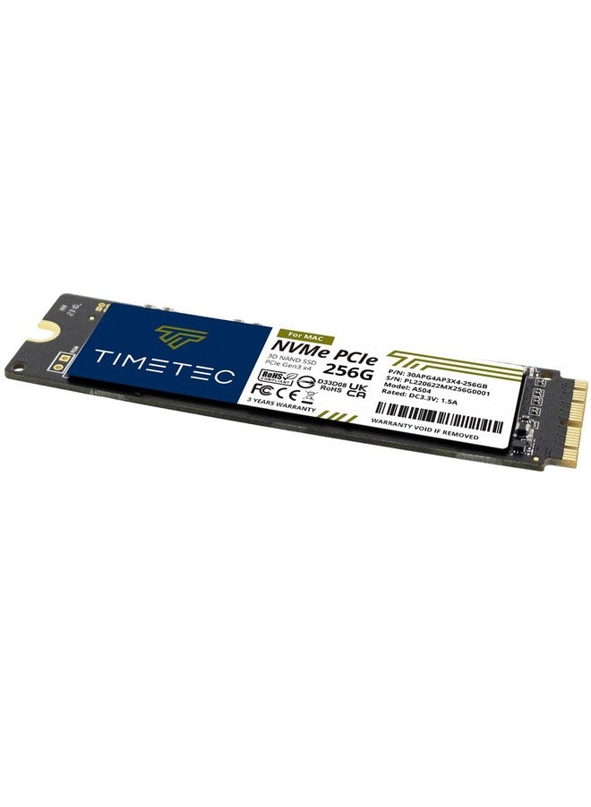 تايم تيك قرص تخزين Timetec بسعة 256 جيجابايت من نوع SSD NVMe PCIe Gen3x4 بتقنية 3D NAND TLC، سرعة قراءة تصل إلى 1950 ميجابايت/ثانية، متوافق مع أجهزة Apple MacBook Air (2013-2015، 2017)، وMacBook Pro (2013-2015)، وiMac (2013-2019)، وMac Pro (2013)، وMac Mini (2014). - Image 5