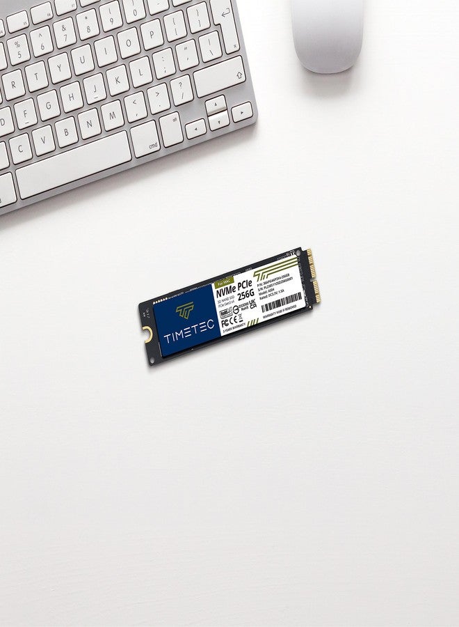 تايم تيك قرص تخزين Timetec بسعة 256 جيجابايت من نوع SSD NVMe PCIe Gen3x4 بتقنية 3D NAND TLC، سرعة قراءة تصل إلى 1950 ميجابايت/ثانية، متوافق مع أجهزة Apple MacBook Air (2013-2015، 2017)، وMacBook Pro (2013-2015)، وiMac (2013-2019)، وMac Pro (2013)، وMac Mini (2014). - Image 2